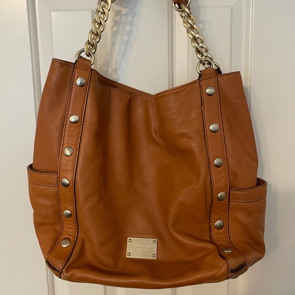 Michael Kors shoulder bag studded chain detail